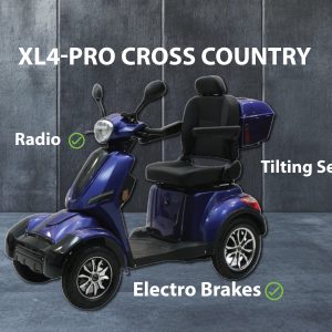 XL4-PRO Cross Country 4 Wheel Electric Scooter