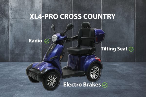 XL4-PRO Cross Country 4 Wheel Electric Scooter